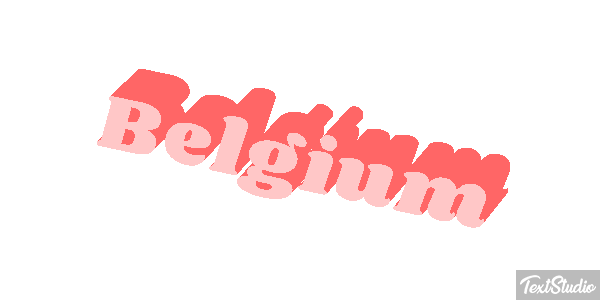 Belgium Text effect