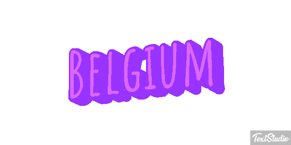 Belgium Text effect