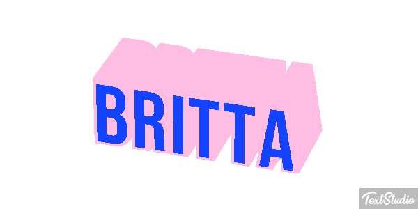 Britta テキスト効果