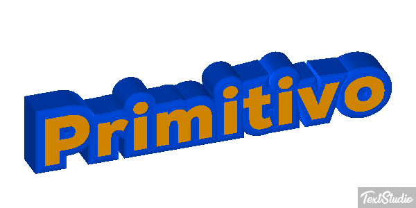 Primitivo Efecto de texto