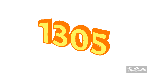 1305 Text effect
