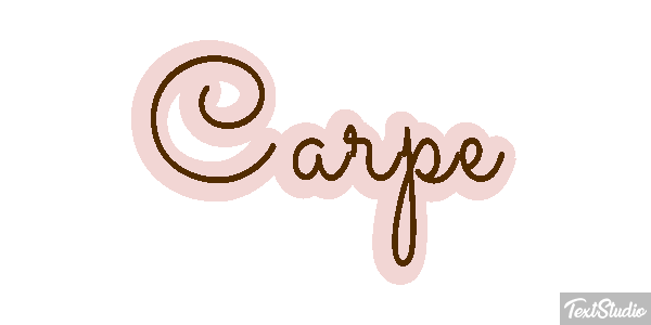 Carpe Effet de texte