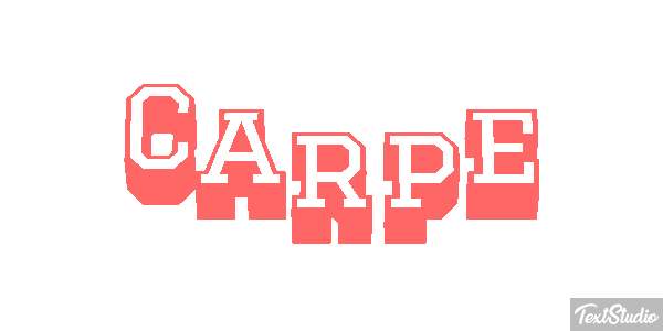 Carpe Effet de texte