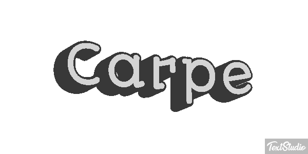 Carpe Effet de texte