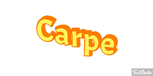 Carpe Effet de texte