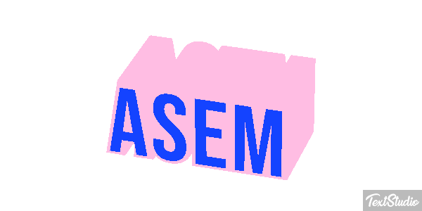 Asem Effet de texte