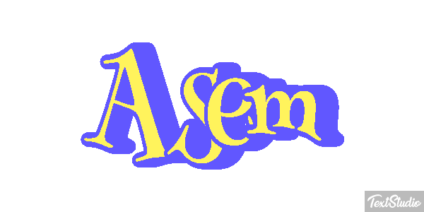 Asem Effet de texte