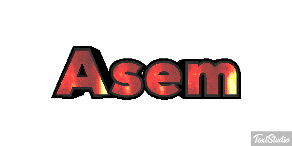 Asem Effet de texte