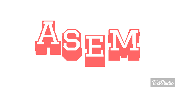 Asem Effet de texte