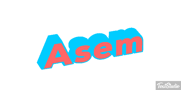 Asem Effet de texte