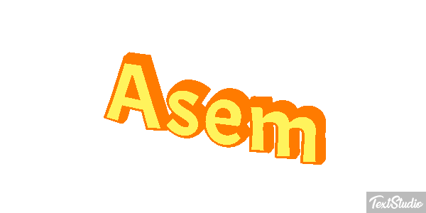 Asem Effet de texte