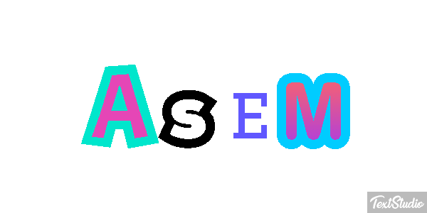 Asem Effet de texte