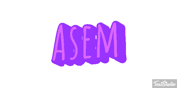 Asem Effet de texte