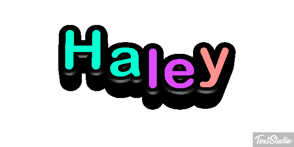 Haley Efekt tekstowy