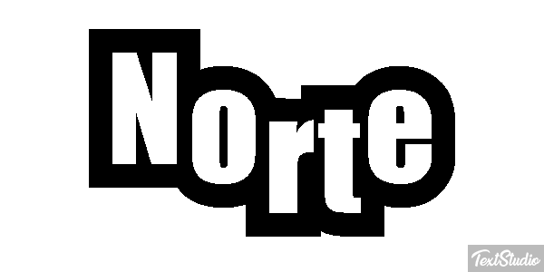 Norte Tekst effect