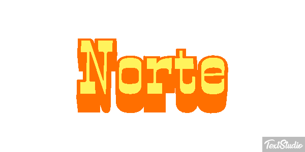 Norte Tekst effect