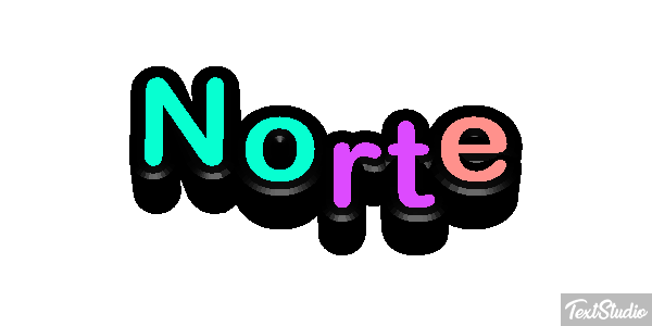 Norte Tekst effect
