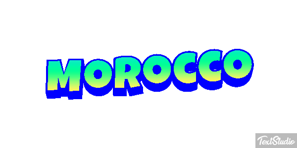 Morocco Text effect