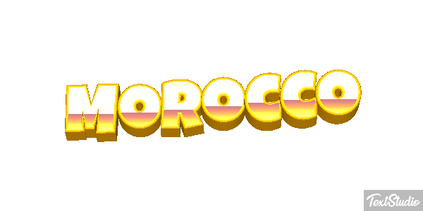 Morocco Text effect