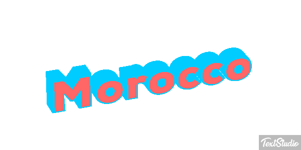 Morocco Text effect