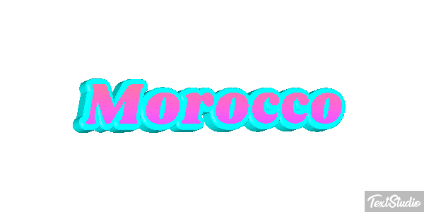 Morocco Text effect