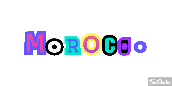 Morocco Text effect