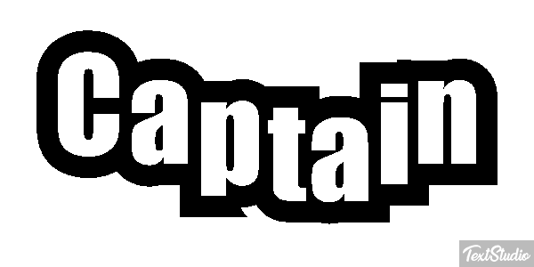 Captain Text effect