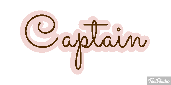 Captain Text effect