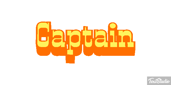 Captain Text effect