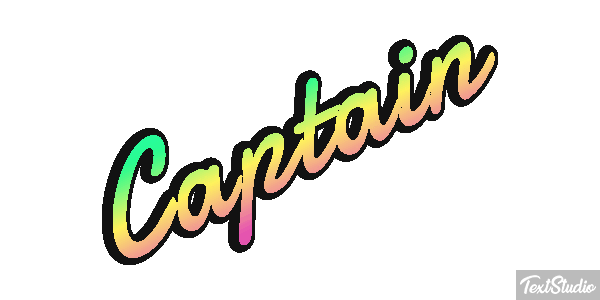 Captain Text effect