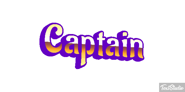 Captain Text effect