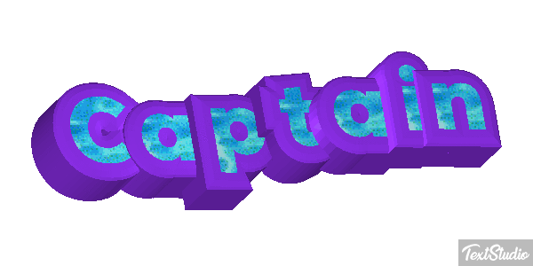 Captain Text effect