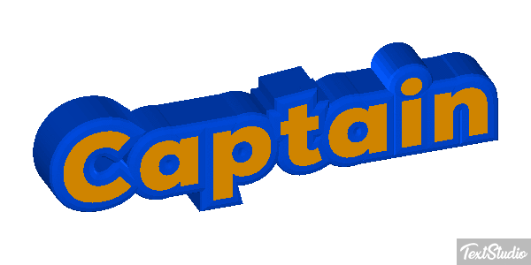 Captain Text effect