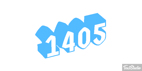 1405 Text effect