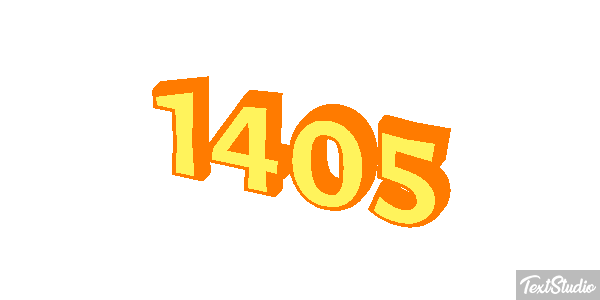 1405 Text effect