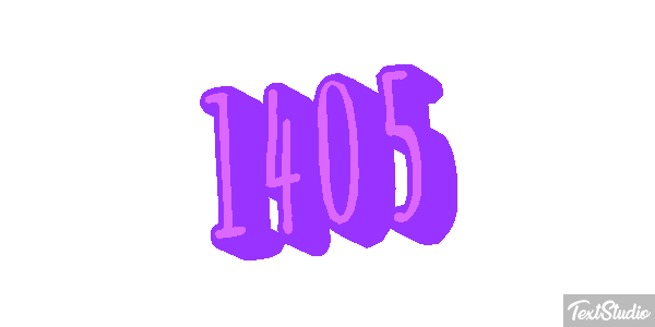 1405 Text effect