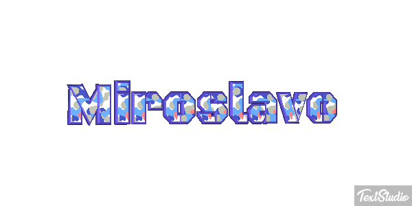 Miroslavo Effet de texte