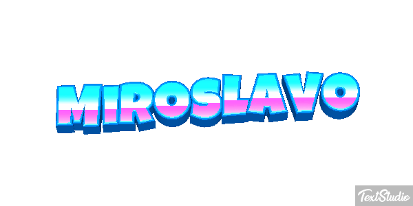 Miroslavo Effet de texte