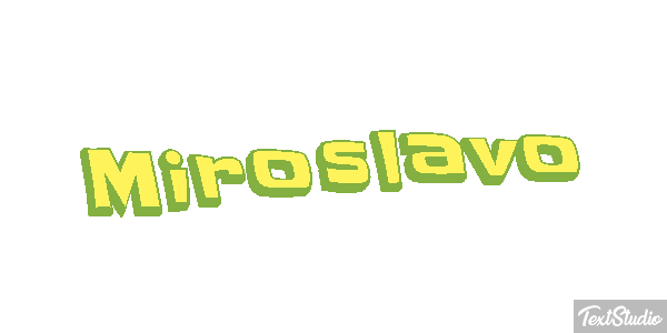 Miroslavo Effet de texte