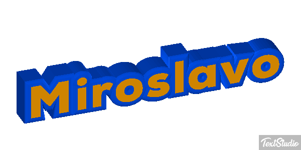 Miroslavo Effet de texte