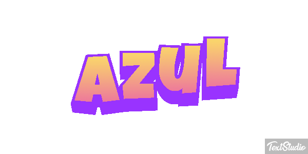 Azul Efeito do texto