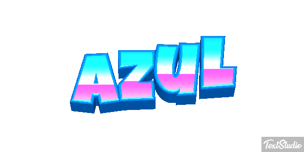 Azul Efeito do texto