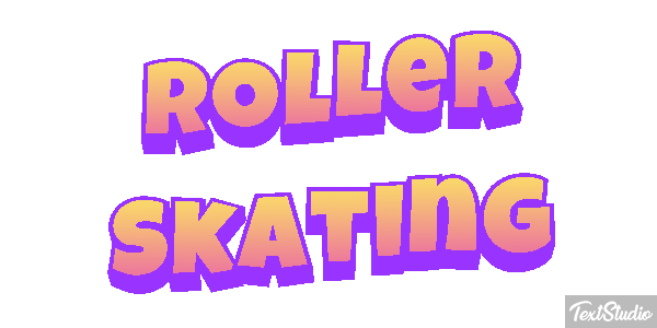 Roller Skating Effet de texte