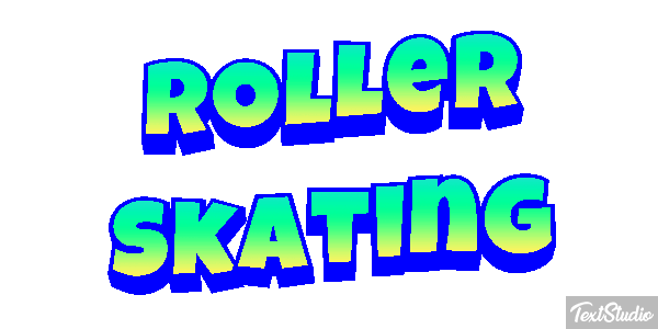 Roller Skating Effet de texte