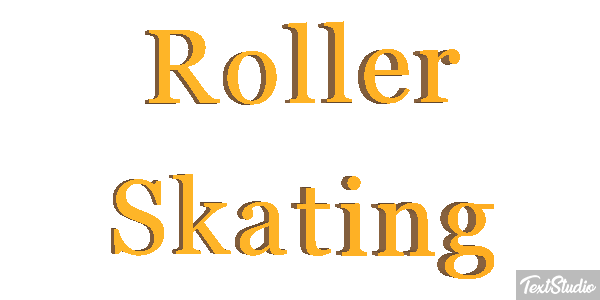 Roller Skating Effet de texte