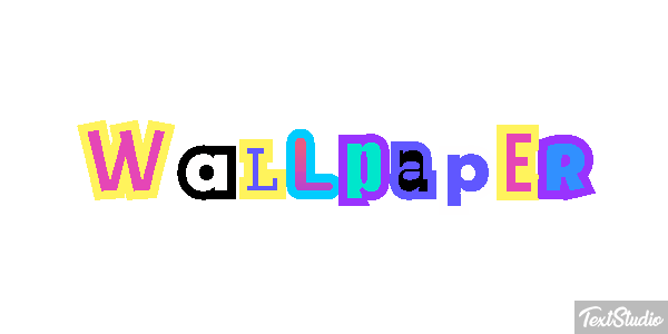 Wallpaper Efekt tekstowy