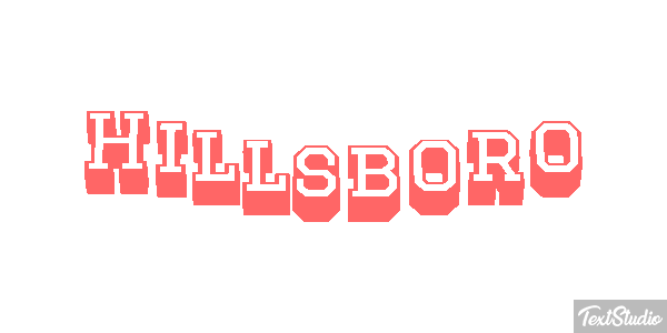 Hillsboro Efekt tekstowy