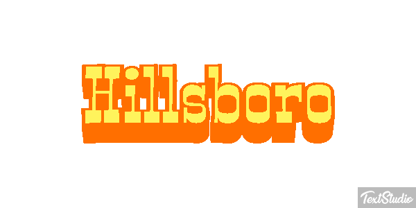 Hillsboro Efekt tekstowy