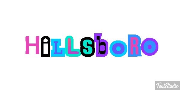 Hillsboro Efekt tekstowy