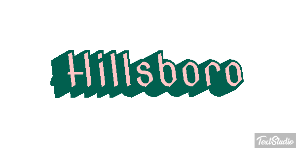 Hillsboro Efekt tekstowy